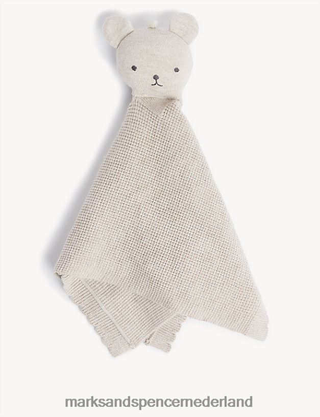 Marks & Spencer Baby gebreid dekbed beige accessoires N8VZP7790