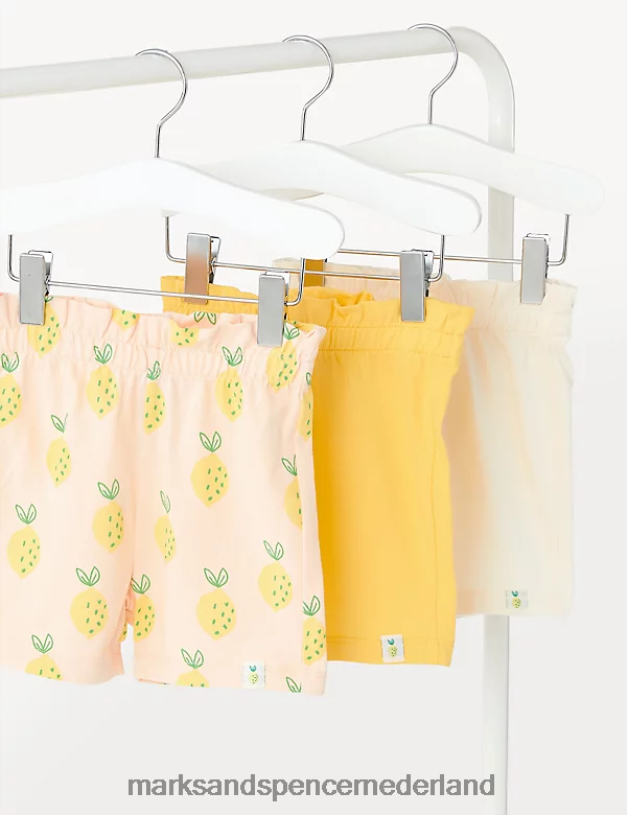 Marks & Spencer Baby 3 stuks puur katoenen shorts multi kleding N8VZP7714