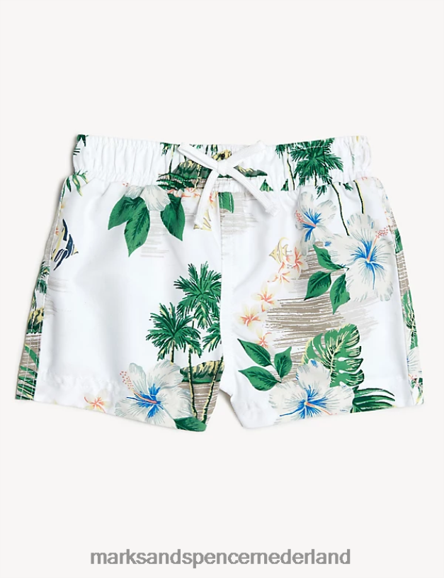 Marks & Spencer Baby Zwemshort met Hawaiiaanse print multi kleding N8VZP7595