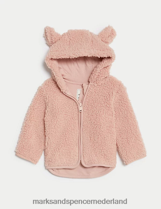 Marks & Spencer Baby Jack met capuchon roze kleding N8VZP7641
