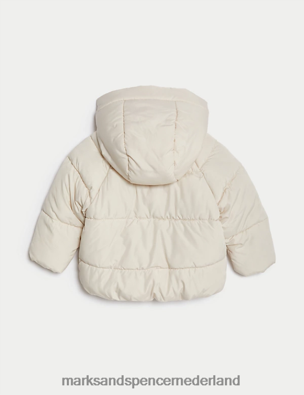 Marks & Spencer Baby Stormwear lichtgewicht gewatteerd jack crème mix kleding N8VZP7768