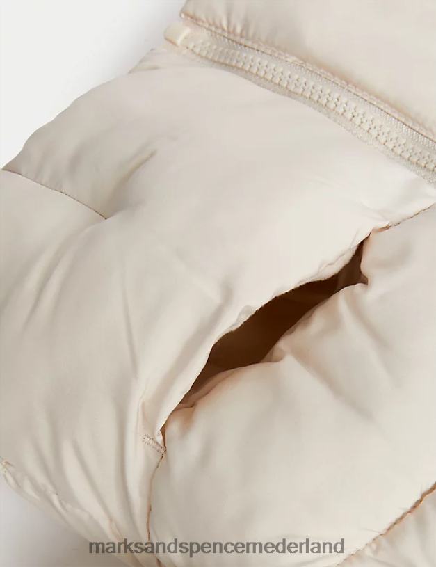 Marks & Spencer Baby Stormwear lichtgewicht gewatteerd jack crème mix kleding N8VZP7768