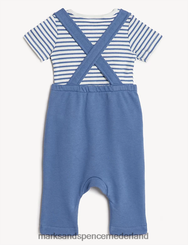 Marks & Spencer Baby 2-delige katoenrijke Peter Rabbit-outfit marine kleding N8VZP7283
