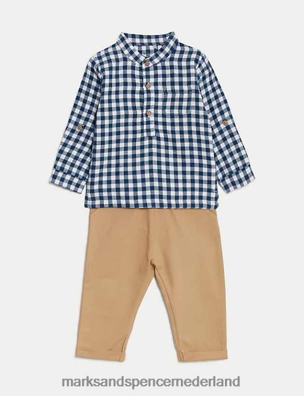Marks & Spencer Baby 2-delige katoenrijke outfit multi kleding N8VZP7301