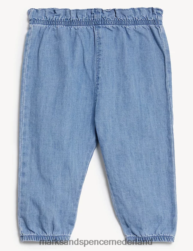 Marks & Spencer Baby 2-delige outfit met bloemenprint van puur katoen perzik kleding N8VZP7754