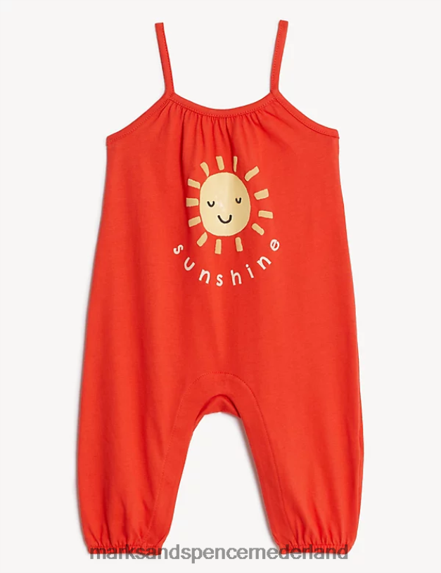Marks & Spencer Baby Zuiver katoenen zonneschijnrompertje zonnegloed kleding N8VZP7749
