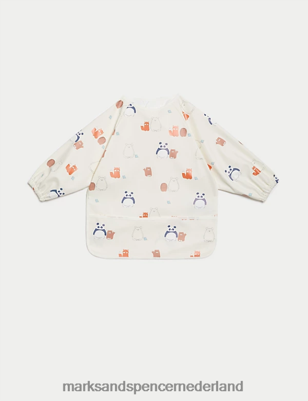 Marks & Spencer Baby beer bemanning voedingsslab calico mix kleding N8VZP7296