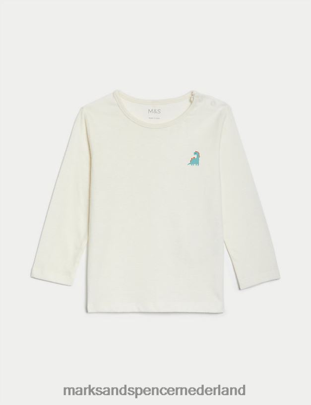Marks & Spencer Baby puur katoenen dinosaurustopje room kleding N8VZP7397