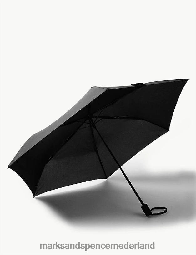 Marks & Spencer Heren aktetasparaplu met stormkleding en windtech zwart accessoires N8VZP6840