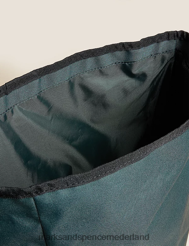 Marks & Spencer Heren Beschermende rugzak van gerecycled polyester groente accessoires N8VZP7144
