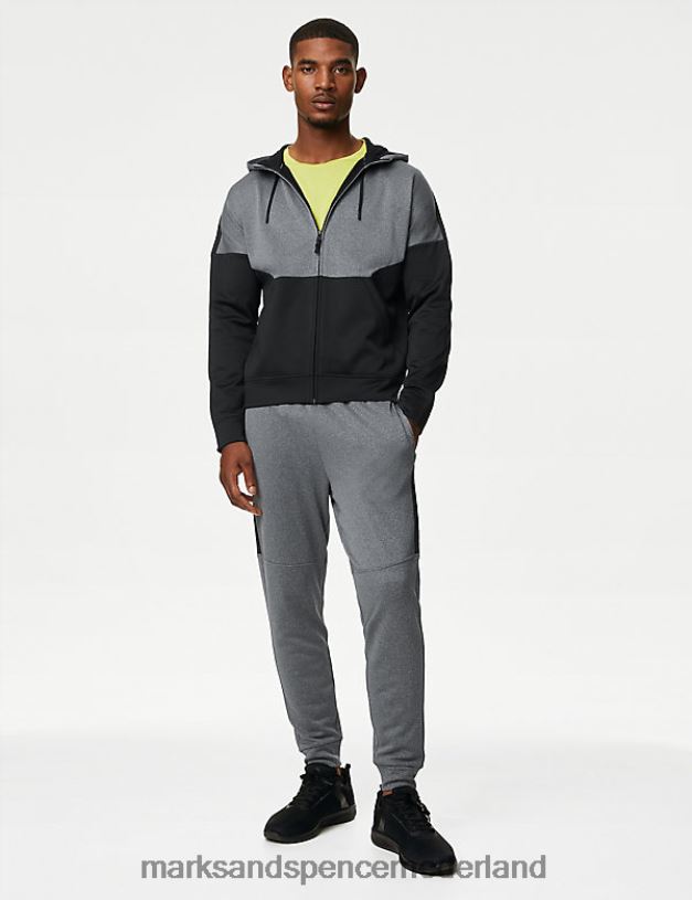 Marks & Spencer Heren sportieve joggers grijs kleding N8VZP5879