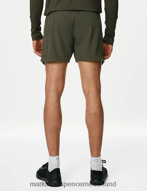 Marks & Spencer Heren sneldrogende sportshorts khaki kleding N8VZP5407