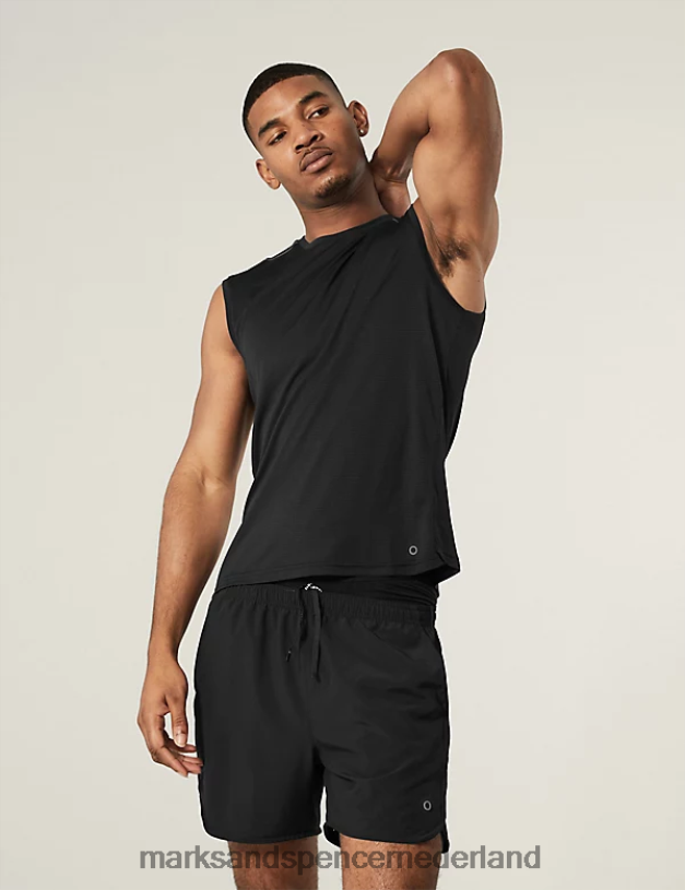 Marks & Spencer Heren sneldrogende trainingstop zwart kleding N8VZP6497