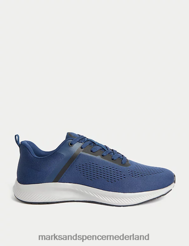Marks & Spencer Heren licht als luchttrainers marine schoenen N8VZP6432