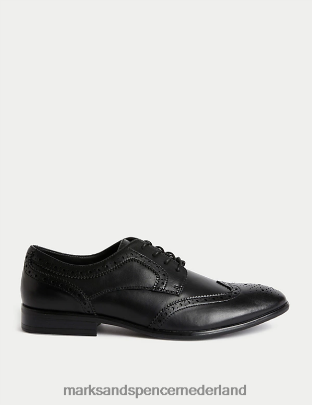 Marks & Spencer Heren Brogues zwart schoenen N8VZP6338