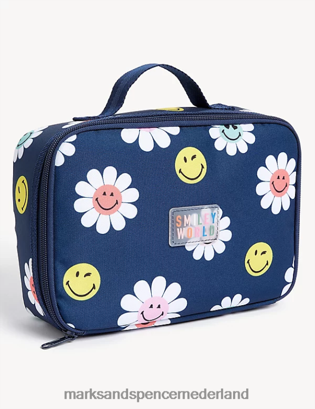 Marks & Spencer kinderen smileyworld lichtgewicht lunchbox indigo accessoires N8VZP8861