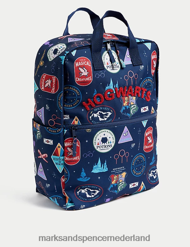 Marks & Spencer kinderen Harry Potter waterafstotende schoolrugzak indigo accessoires N8VZP7800
