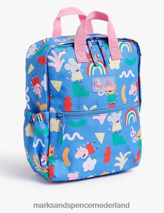 Marks & Spencer kinderen Peppa Pig schoolrugzak azuur blauw accessoires N8VZP8789