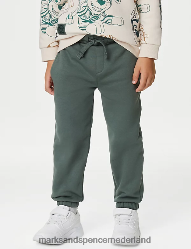 Marks & Spencer kinderen 3 paar katoenrijke joggingbroeken multi kleding N8VZP7871