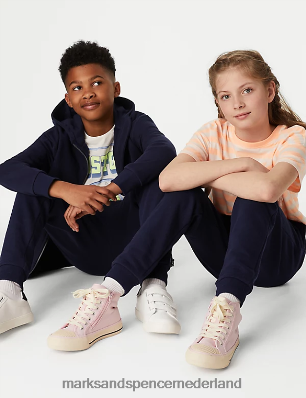 Marks & Spencer kinderen katoenrijke joggingbroek marine kleding N8VZP8111