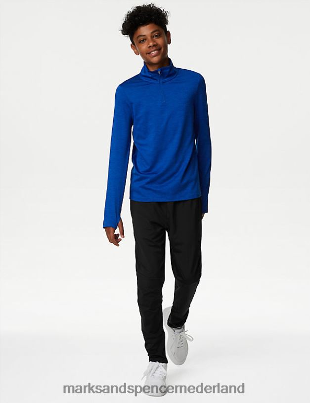 Marks & Spencer kinderen sportieve joggers zwart kleding N8VZP8328