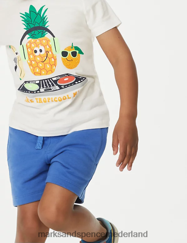 Marks & Spencer kinderen 2-delige tropische mix-outfit van puur katoen multi kleding N8VZP8071