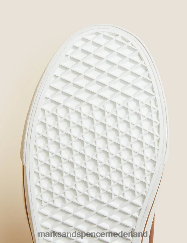 Marks & Spencer kinderen Freshfeet hoge riptape-topjes bruinen schoenen N8VZP8241