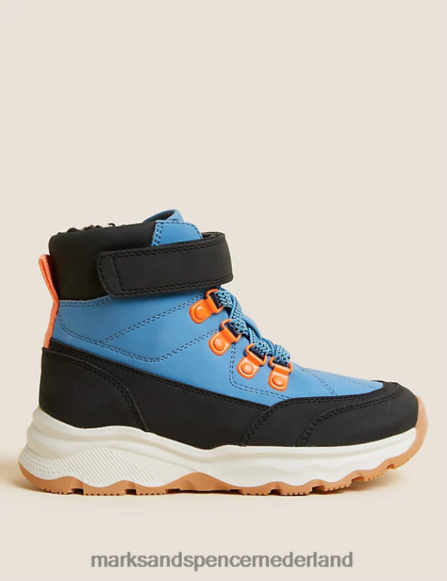 Marks & Spencer kinderen Freshfoot wandelschoenen blauw mengsel schoenen N8VZP8859
