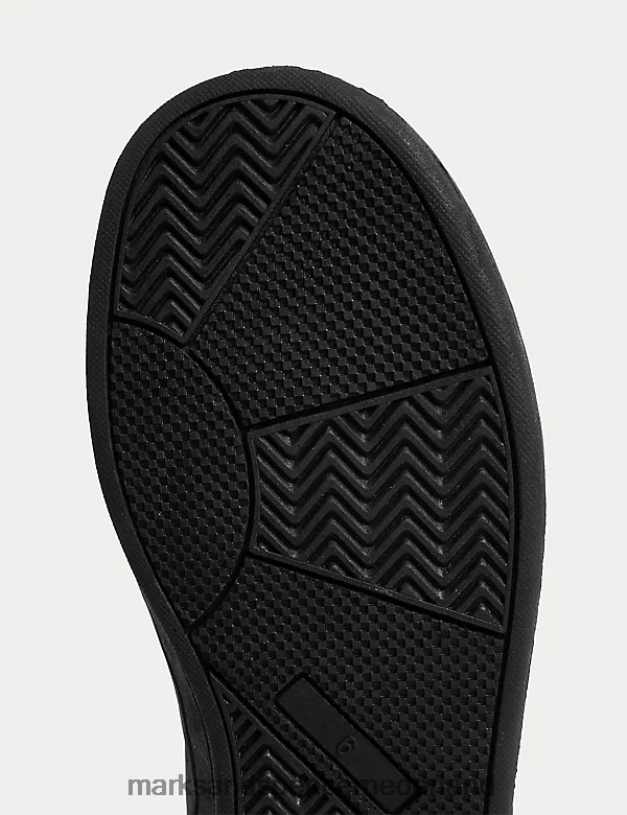 Marks & Spencer kinderen Hoge sneakers met riptape zwart schoenen N8VZP8209