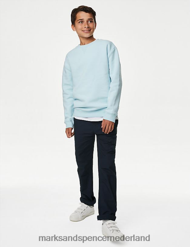 Marks & Spencer kinderen 2 stuks puur katoenen ripstopbroeken multi kleding N8VZP8105