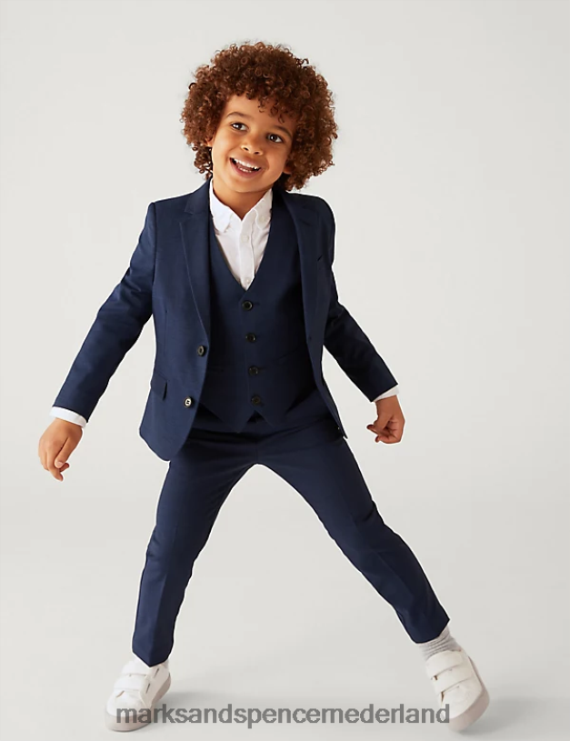 Marks & Spencer kinderen colbert indigo kleding N8VZP8001