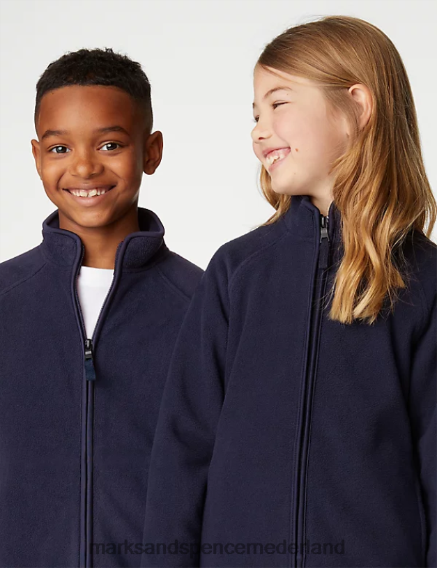Marks & Spencer kinderen fleecejack marine kleding N8VZP7881
