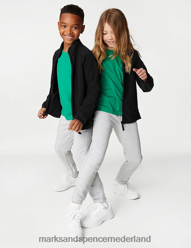 Marks & Spencer kinderen fleecejack zwart kleding N8VZP8139