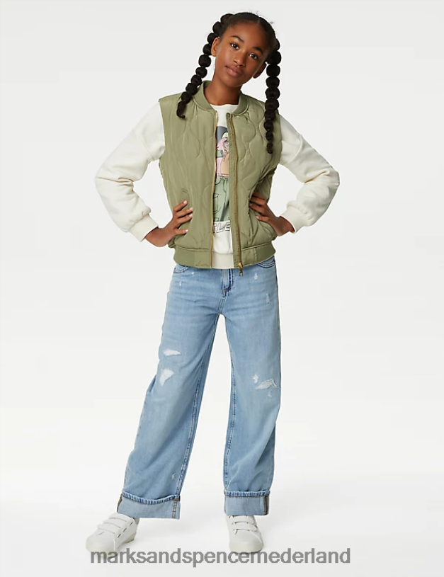 Marks & Spencer kinderen gewatteerd stormwear gilet groente kleding N8VZP9499