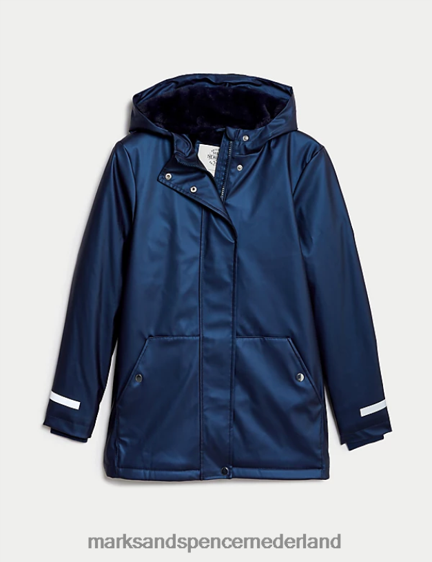 Marks & Spencer kinderen stormwear metallic vissersjas marine kleding N8VZP9457