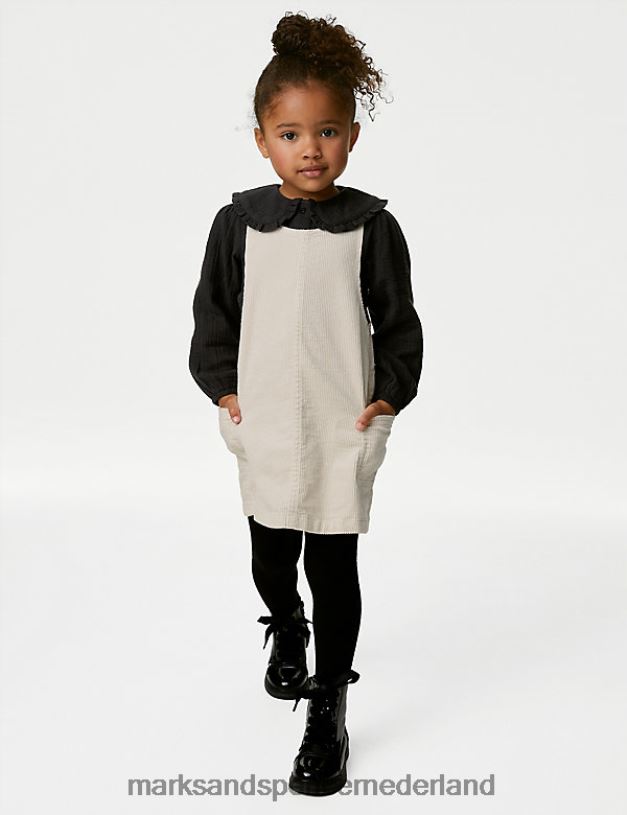 Marks & Spencer kinderen 2-delige katoenrijke outfit room kleding N8VZP9046