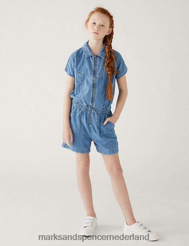 Marks & Spencer kinderen speelpakje denim kleding N8VZP9670