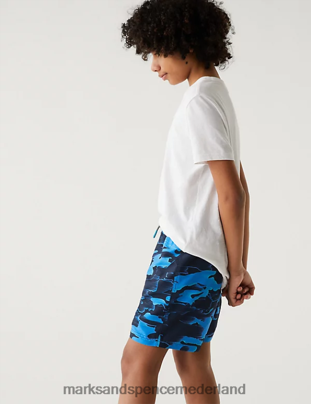 Marks & Spencer kinderen camouflage zwembroek marine mix kleding N8VZP8710