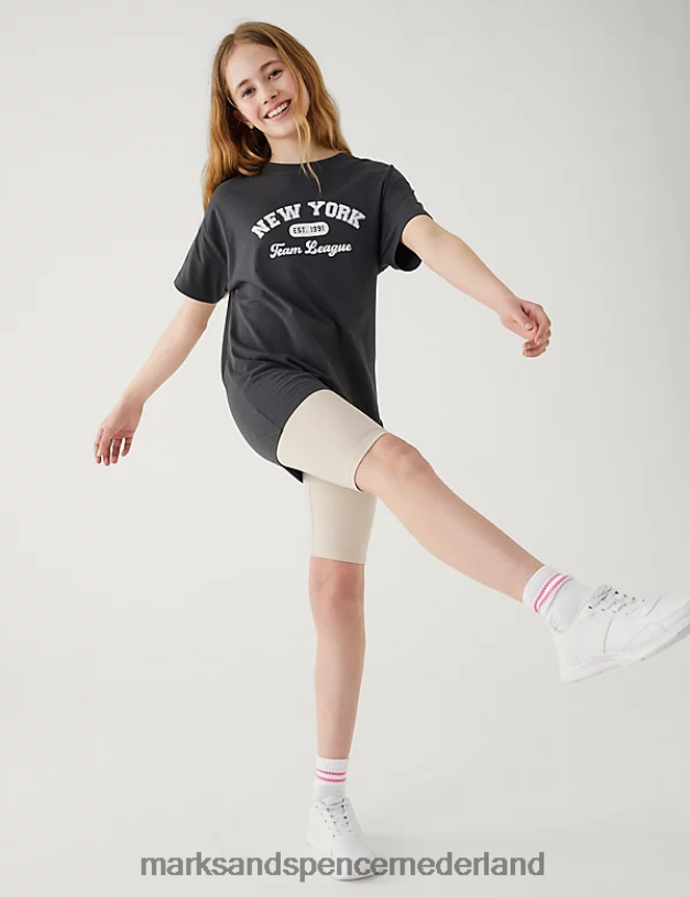 Marks & Spencer kinderen katoenrijke fietsbroek calico kleding N8VZP9675