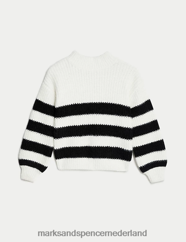 Marks & Spencer kinderen gestreepte trui ivoor mix kleding N8VZP9865