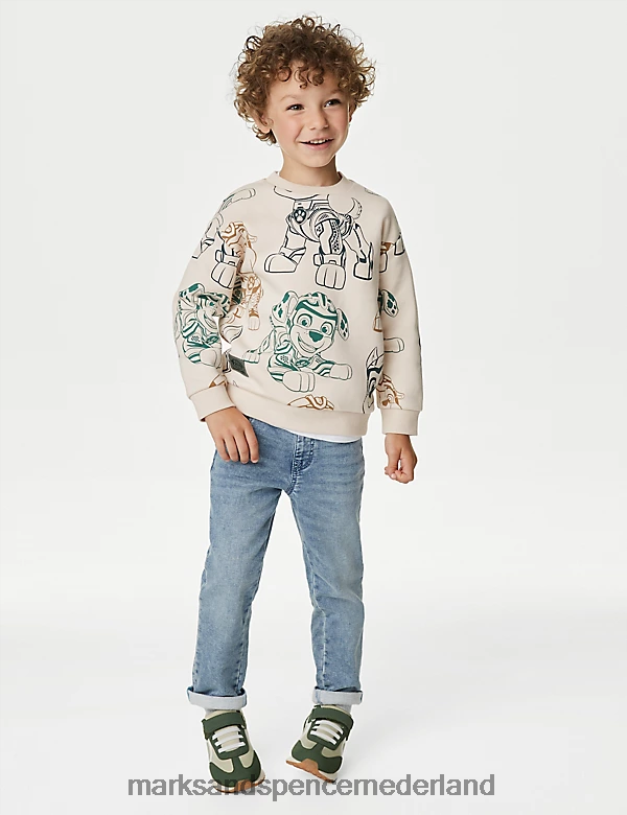 Marks & Spencer kinderen katoenrijk pootpatrouillesweatshirt calico kleding N8VZP8672