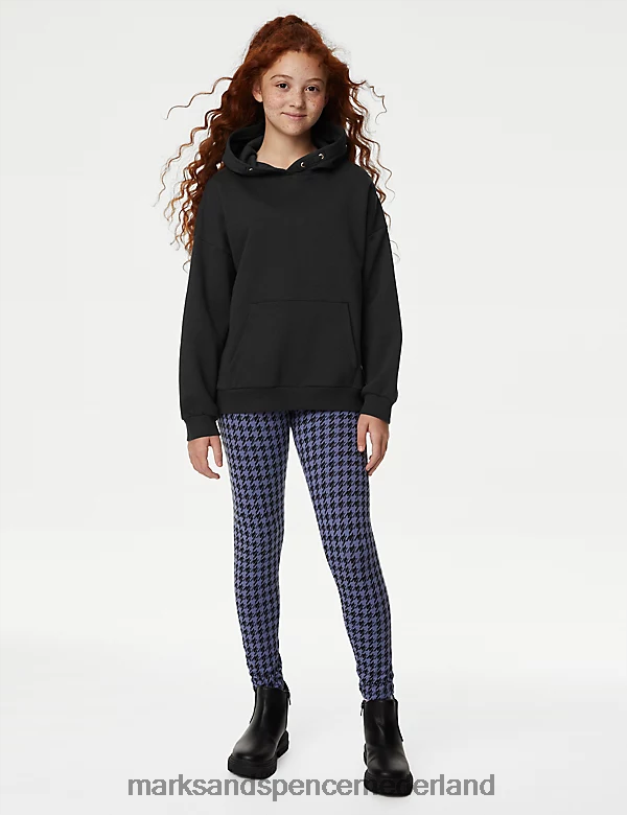 Marks & Spencer kinderen katoenrijke hoodie houtskool kleding N8VZP9211