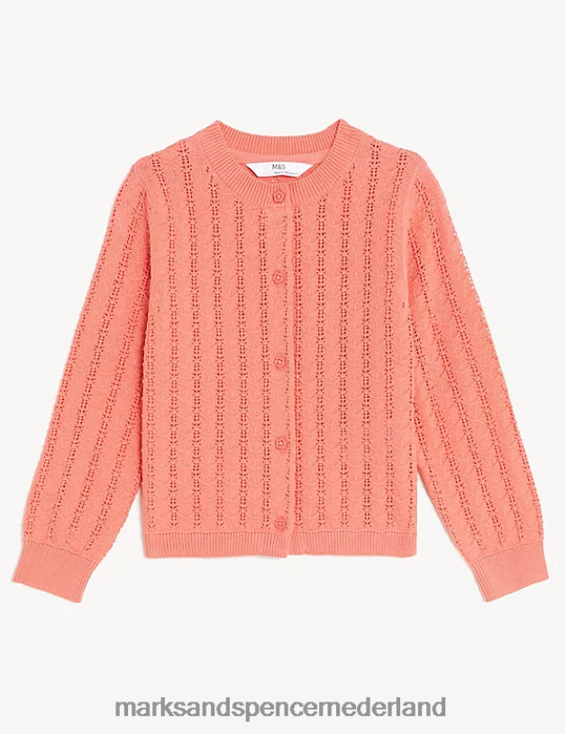 Marks & Spencer kinderen vest van puur katoen koraal kleding N8VZP9514