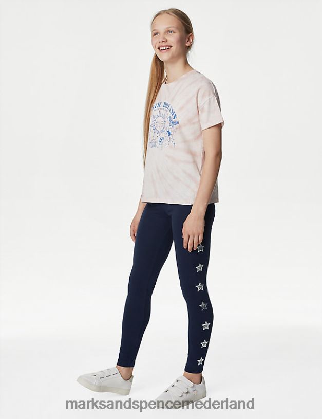 Marks & Spencer kinderen katoenrijke sterrenlegging marine kleding N8VZP9051