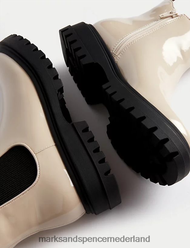 Marks & Spencer kinderen Freshfeet dikke Chelsea-laarzen room schoenen N8VZP9189