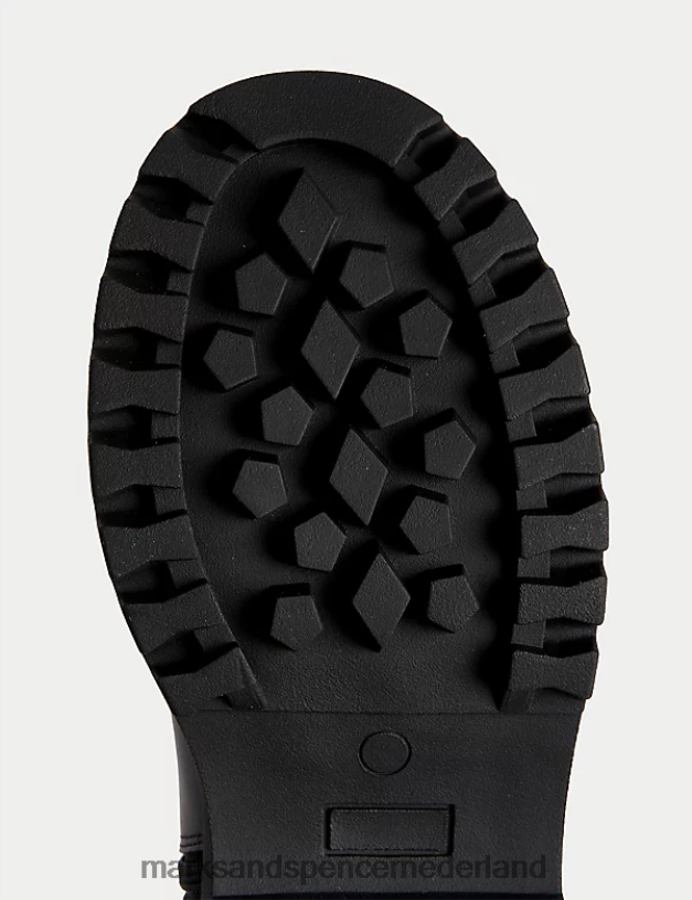 Marks & Spencer kinderen Freshfeet dikke Chelsea-laarzen zwart schoenen N8VZP9461