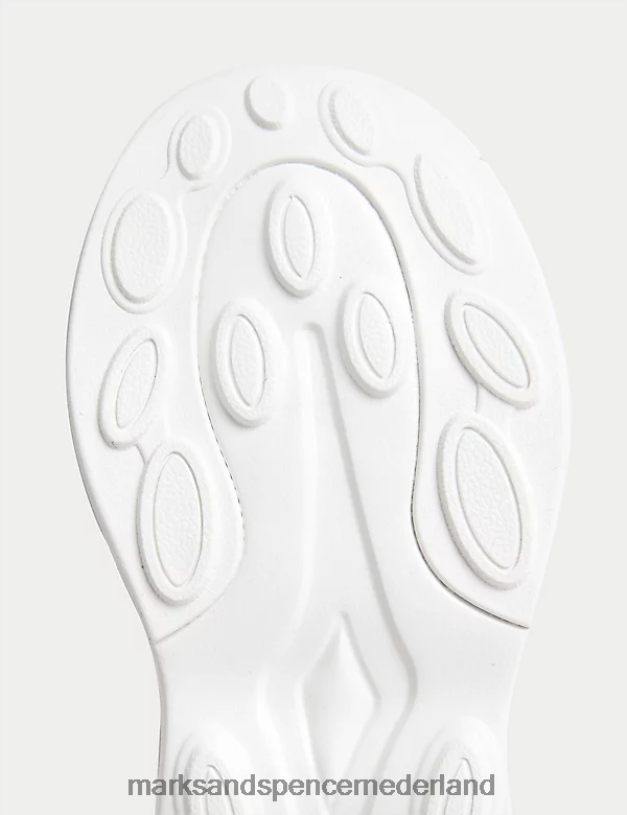 Marks & Spencer kinderen Freshfeet sport-riptape-sneakers zwarte mix schoenen N8VZP9349