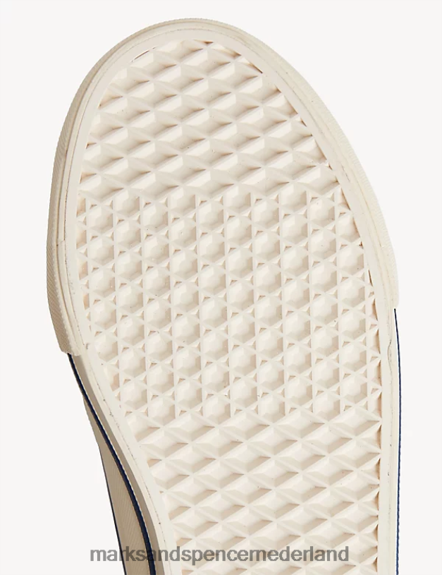 Marks & Spencer kinderen canvas hoge tops met bloemen marine mix schoenen N8VZP9859