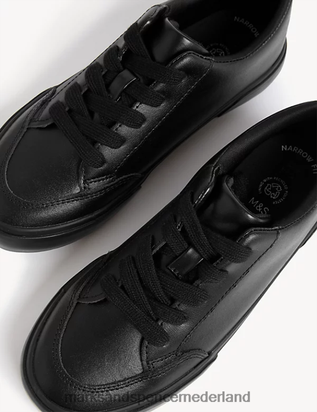 Marks & Spencer kinderen leren Freshfoot schoolschoenen zwart schooluniform N8VZP7925