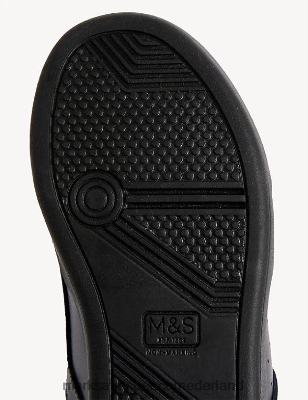 Marks & Spencer kinderen leren Freshfoot schoolschoenen zwart schooluniform N8VZP8567